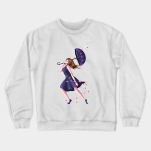 Petal Shower (WB) Crewneck Sweatshirt